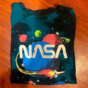 Vintage Tie-Dye NASA long-sleeve shirt